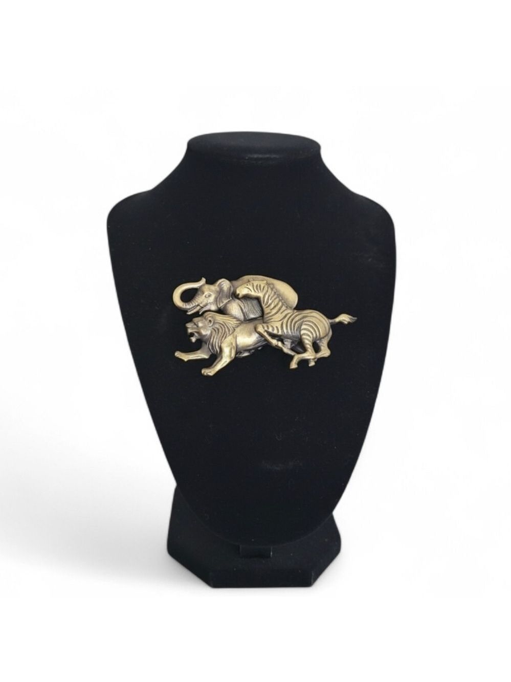 Vintage Lady Remington Safari Animal Brooch